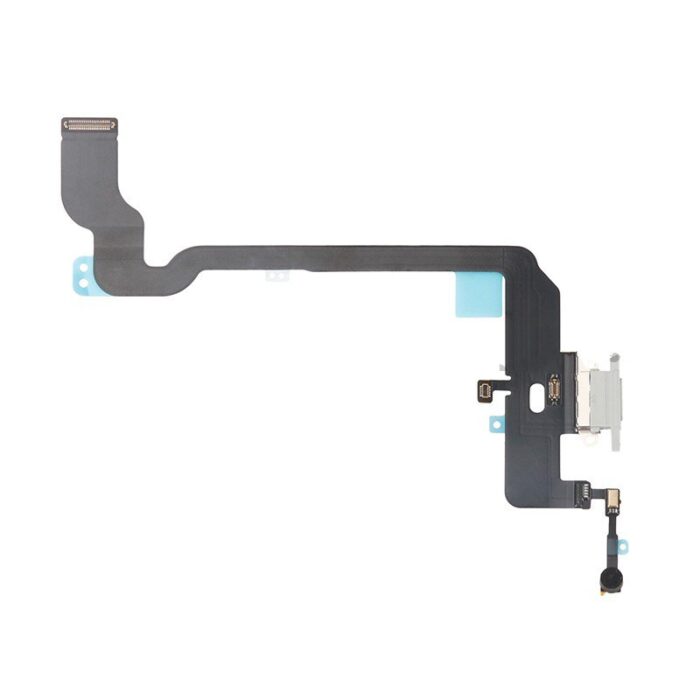 iPhone XS Silver Charging Port
