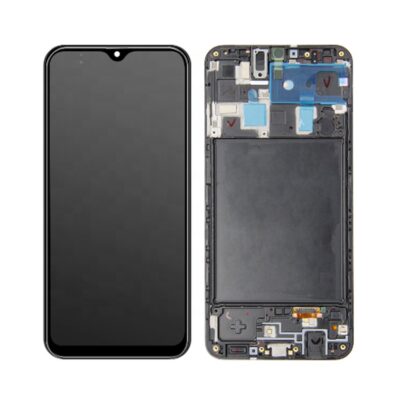 Samsung A20 (2019 A205) LCD with Frame Black