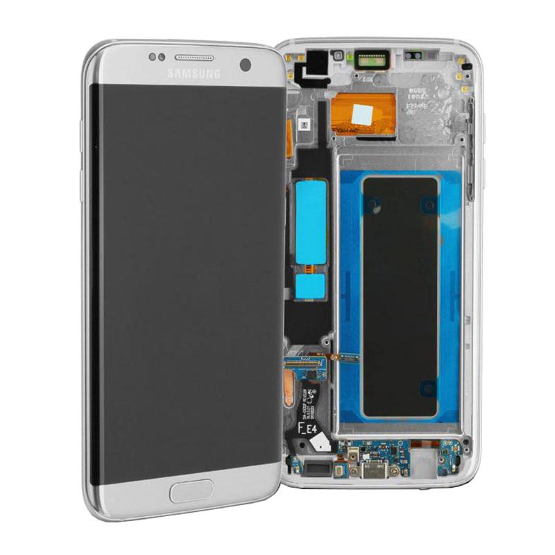 microfoon Worstelen Controverse Samsung S7 Edge with Frame (Int'l Version) Silver – KF Mobile Parts
