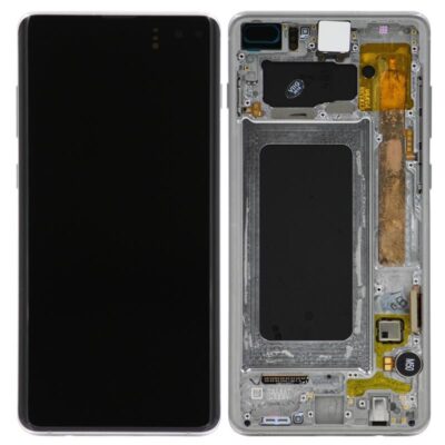 Samsung S10+ with Frame Ceramic White