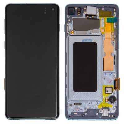 Samsung S10 with Frame Blue