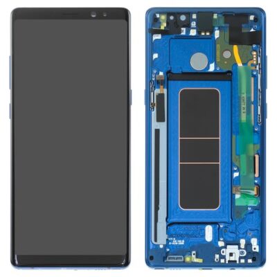 Samsung Note 8 with Frame Blue