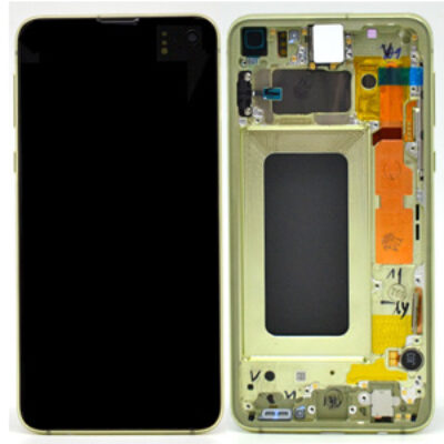 Samsung S10E with Frame Yellow